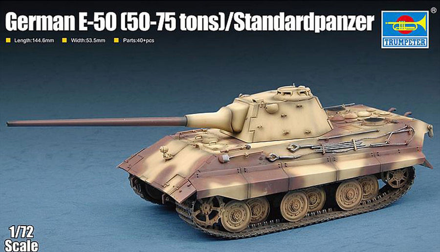 Trumpeter 1/72 German E-50 [50-75 tons]/Standardpanzer Kit