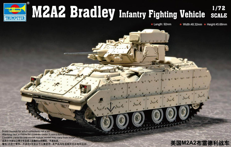Trumpeter 1/72 M2A2 Bradley Infantry Fightning Vehicle Kit