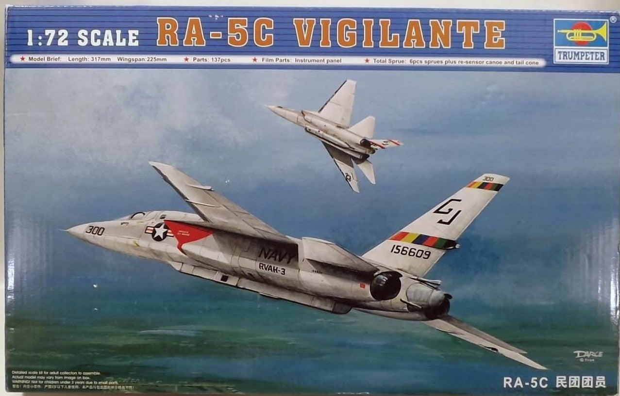 Trumpeter 1/72 RA-5C Vigilante Kit