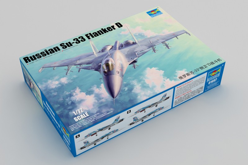 Trumpeter 1/72 Russian Su-33 Flanker D Kit TR-01667