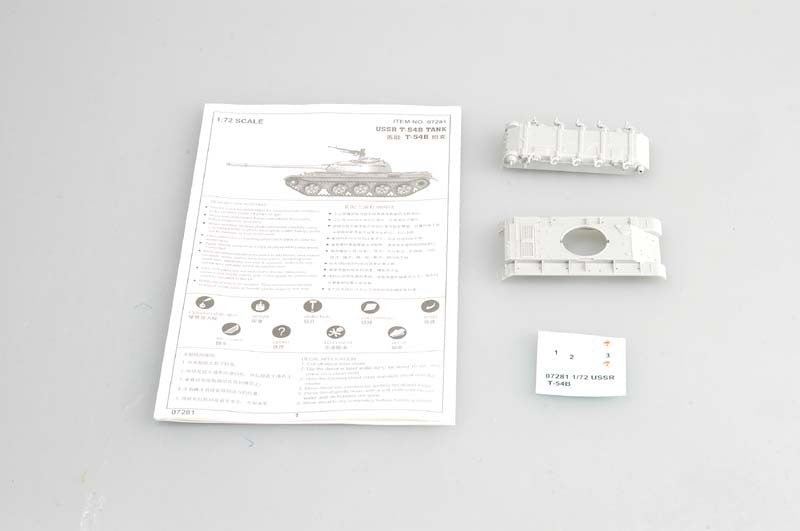 Trumpeter 1/72 Russian T-54B Medium Tank Kit TR-07281
