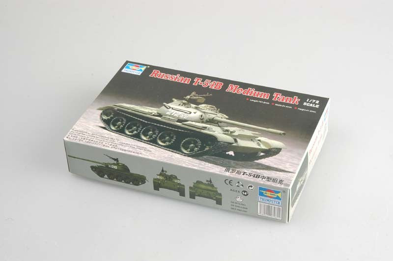Trumpeter 1/72 Russian T-54B Medium Tank Kit TR-07281