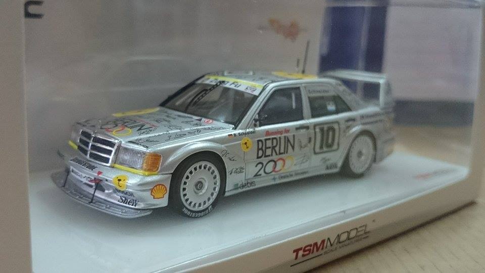TSM Model x Tarmac Works 1/43 1992 Mercedes-Benz 190E EVO2 / Macau Guia Race / Bernd Schneider