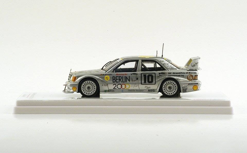 TSM Model x Tarmac Works 1/43 1992 Mercedes-Benz 190E EVO2 / Macau Guia Race / Bernd Schneider
