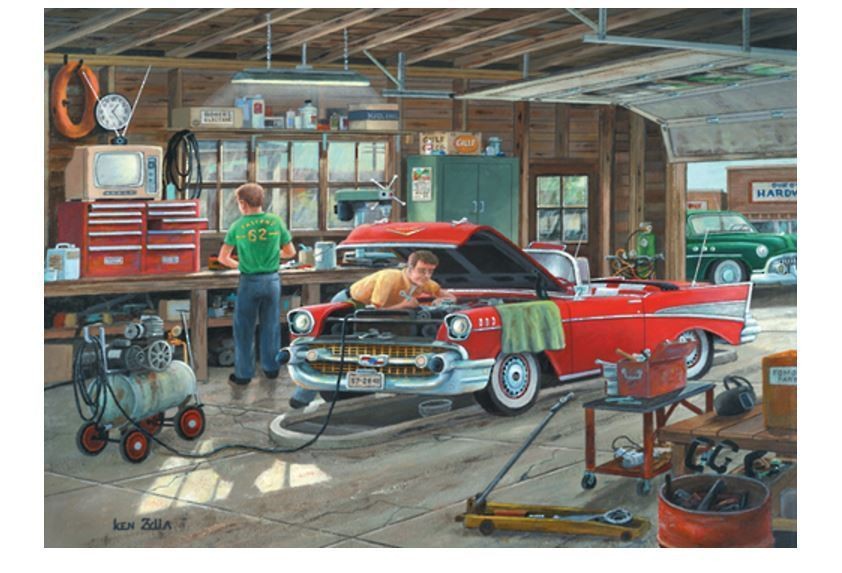 Tune up for Cruisin by Ken Zylla 1000pc Puzzle