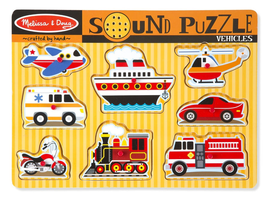 Vehicles 8pcs Sound Puzzle