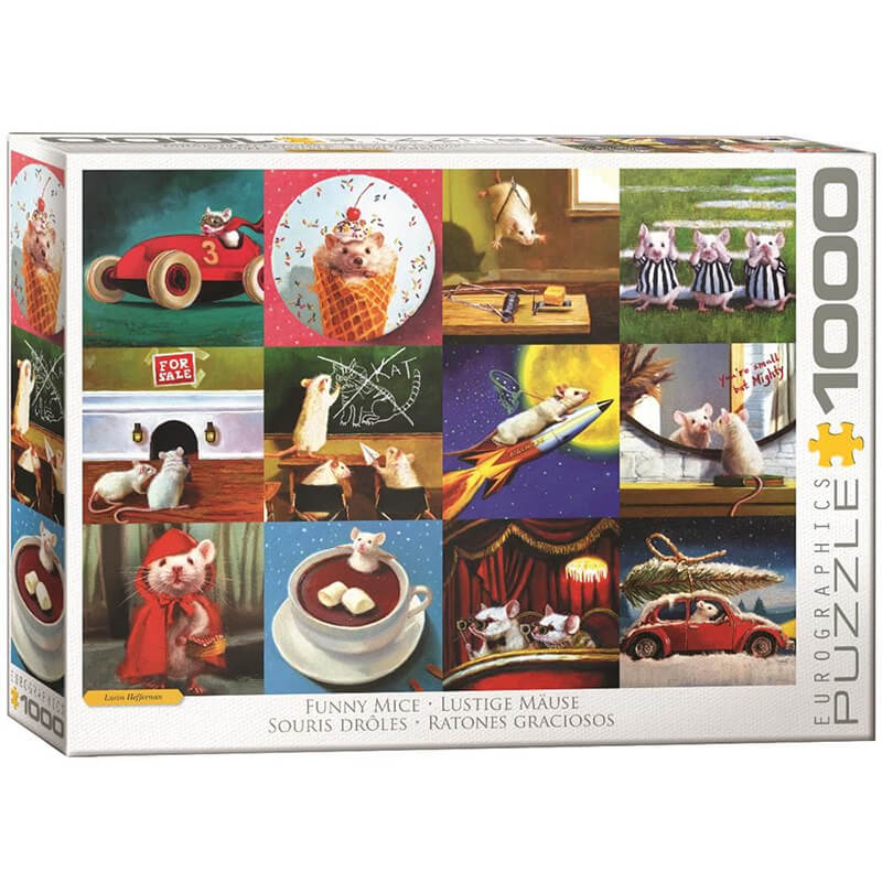 Funny Mice by Lucia Heffernan 1000pc Puzzle
