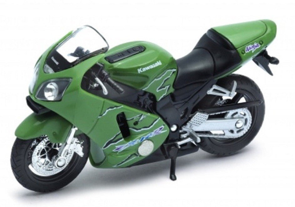 Welly 1/18 2001 Kawasaki Ninja ZX-12R (Green)