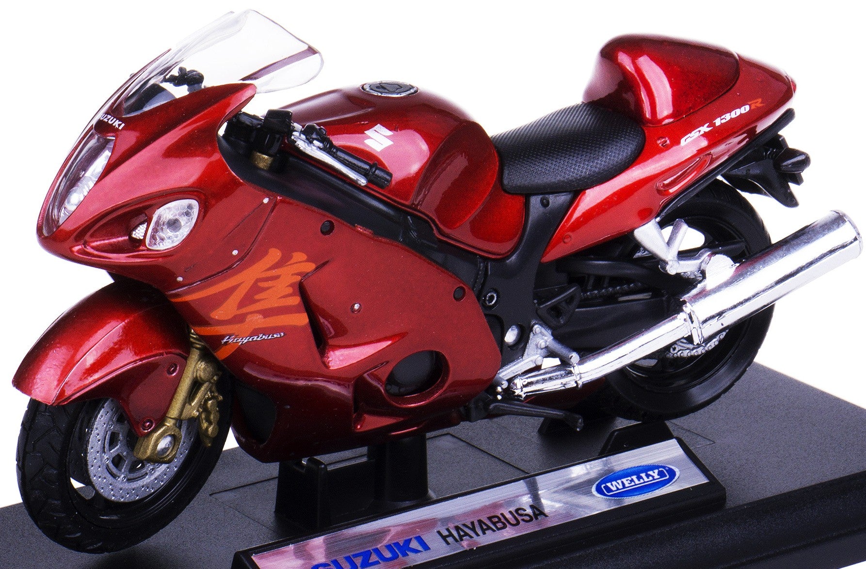 Welly 1/18 Suzuki Hayabusa (Red)