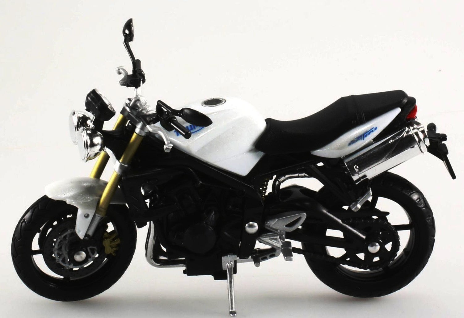 Welly 1/18 Triumph Street Triple (White)