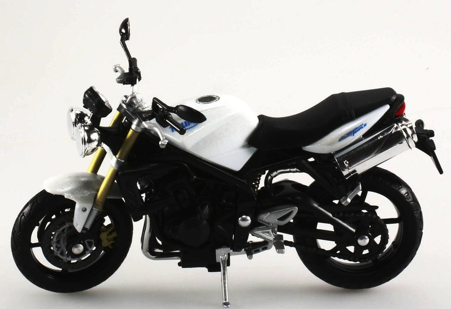 Welly 1/18 Triumph Street Triple (White)