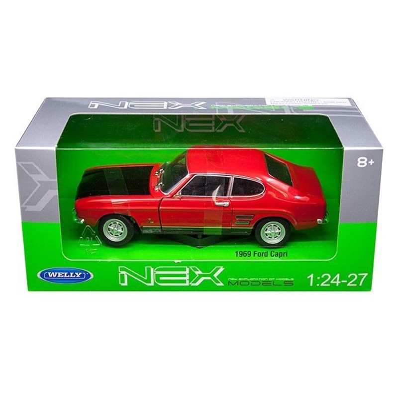 Welly 1/24 1969 Ford Capri (Red/ Black)