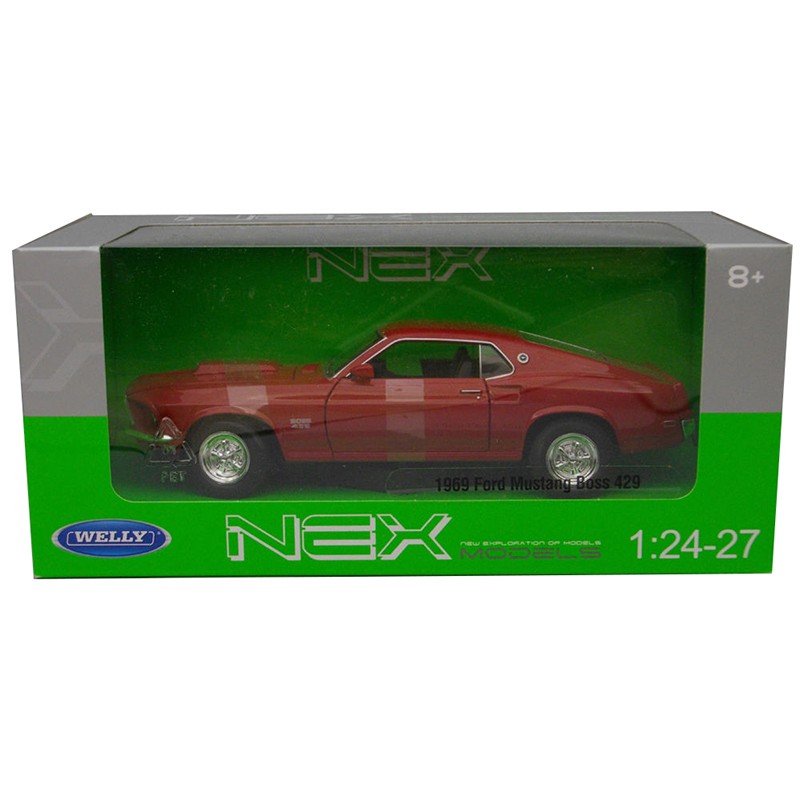 Welly 1/24 1969 Ford Mustang Boss 429 (Red)