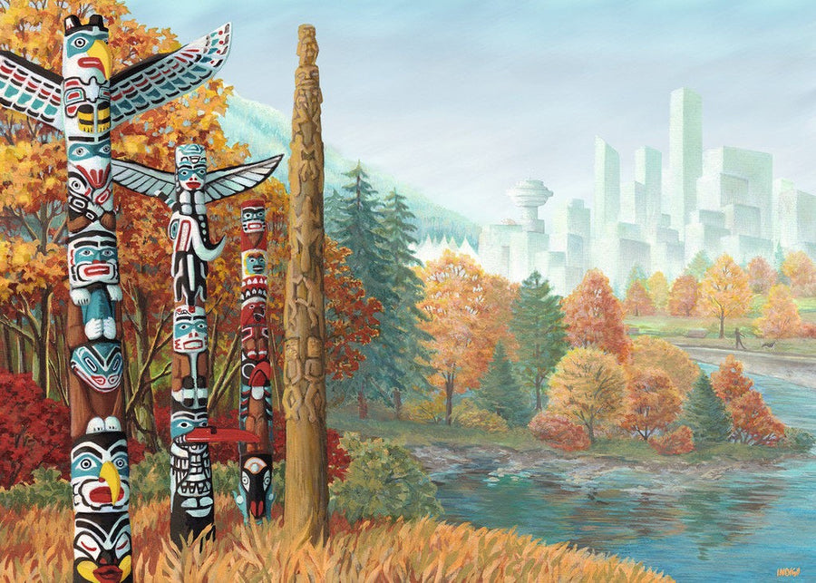 When 2 Worlds Collide by Kim Hunter 1000pcs Puzzle