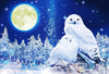 White Owls (Glow in the Dark) 1000pcs Puzzle