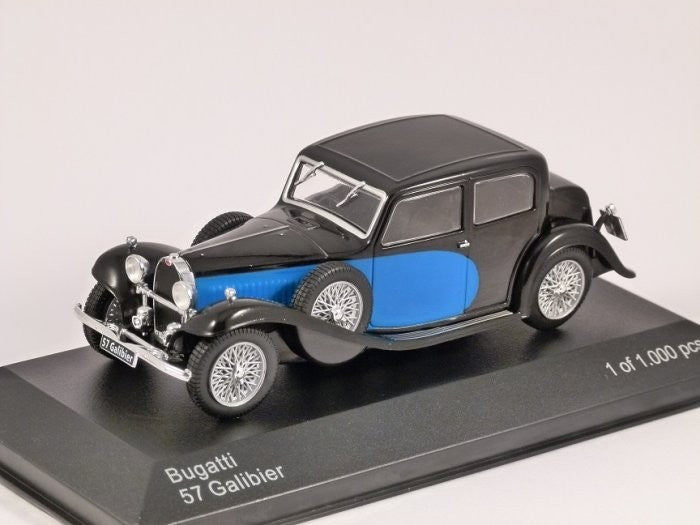 Whitebox 1/43 Bugatti 57 Galibier 1934 (blue/black) WHI123
