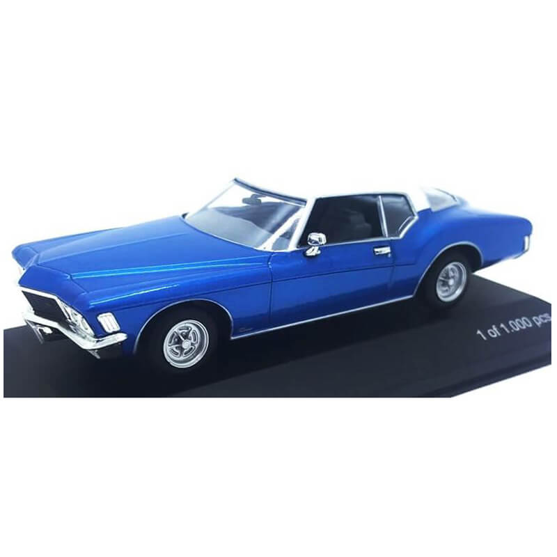 Whitebox 1/43 Buick Riviera Coupe, 1972 (Blue)