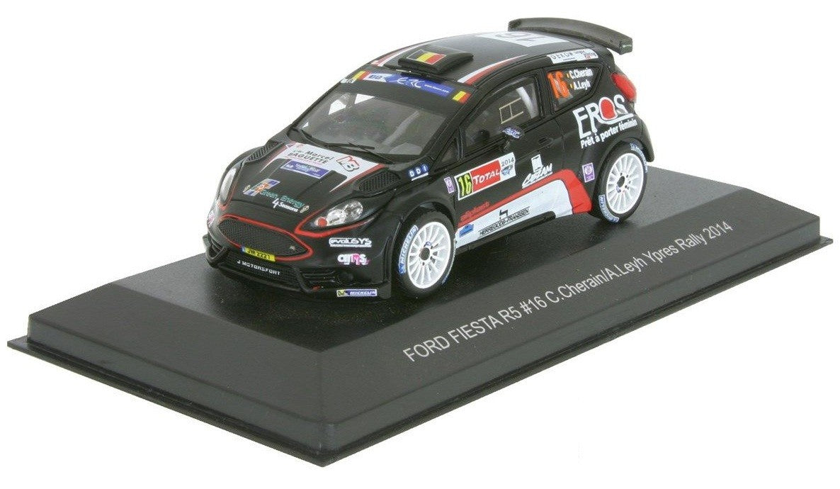 Whitebox 1/43 Ford Fiesta R5 Ypres Rally 2014 No.16 C.Cherain WHIR014