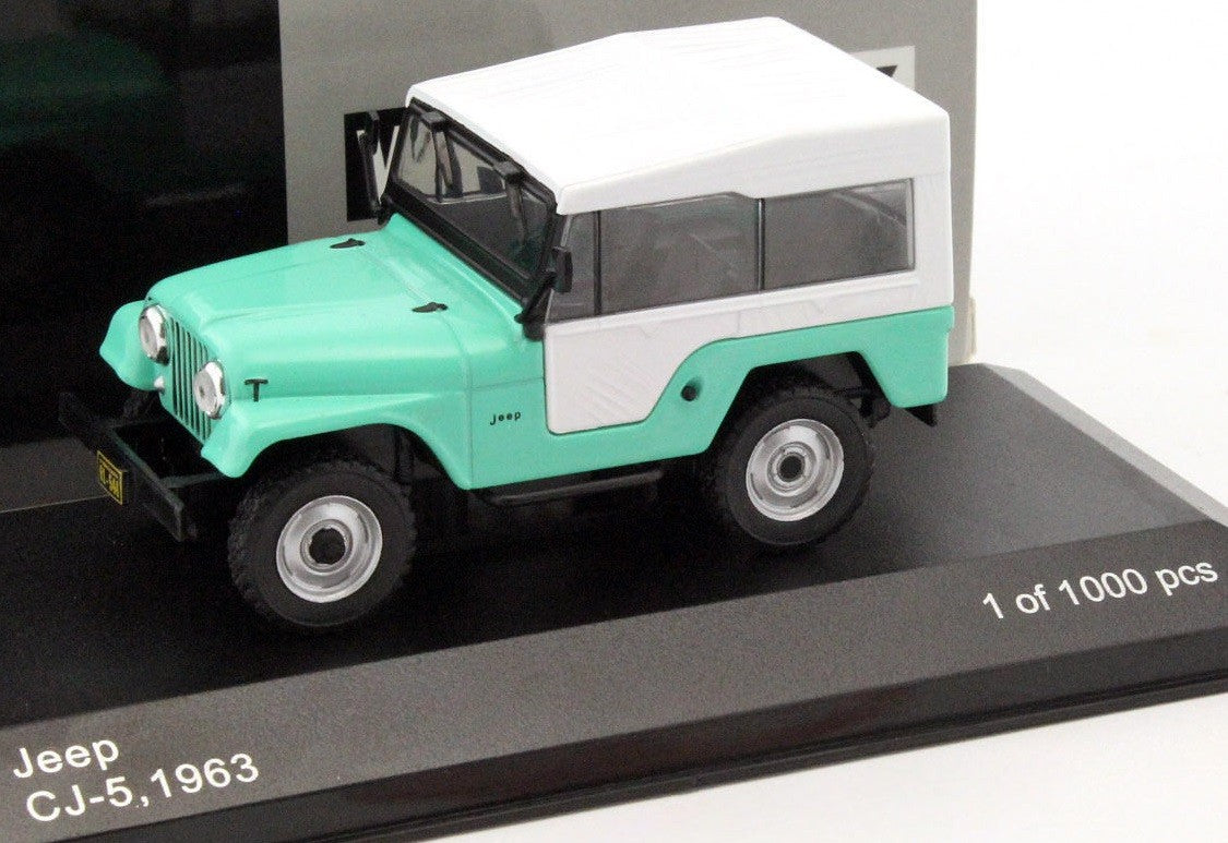 Whitebox 1/43 Jeep CJ-5, 1963 (Green/White)