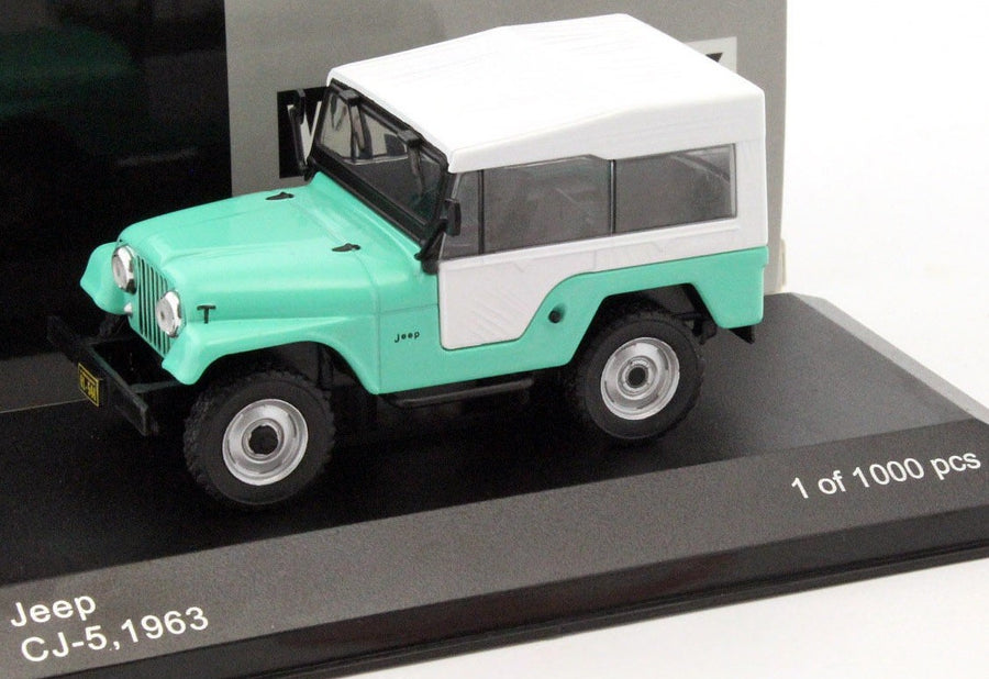 Whitebox 1/43 Jeep CJ-5, 1963 (Green/White)