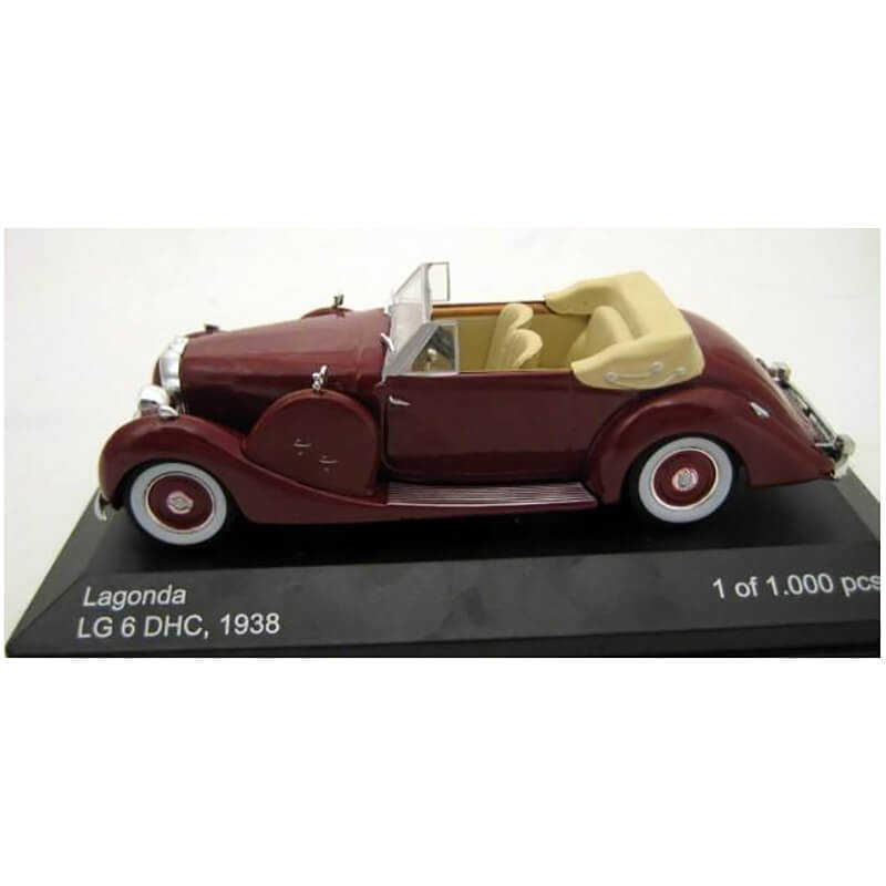 Whitebox 1/43 Lagonda LG6 DHC 1938 (dark red)