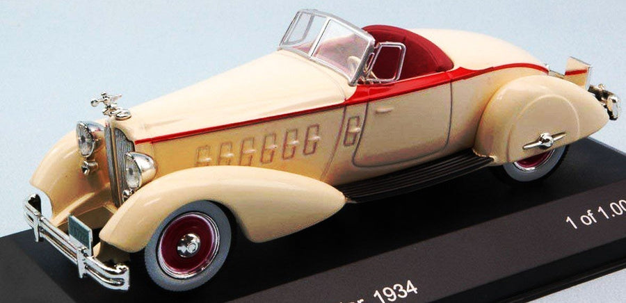 Whitebox 1/43 Packard V12 Le Baron Speedster, 1934 (Cream)