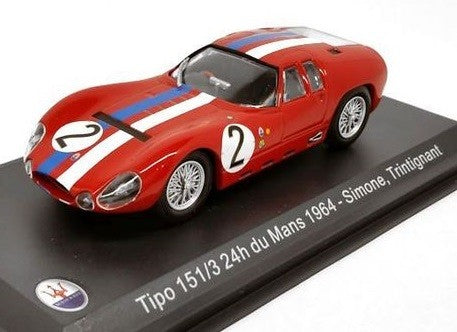 Whitebox 1/43 Tipo 151/3 24th du Mans 1964 - Simone, Trintignartt