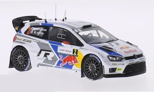 Whitebox 1/43 VW Polo R WRC Rallye France 2014 No.2 Latvala WHIR013