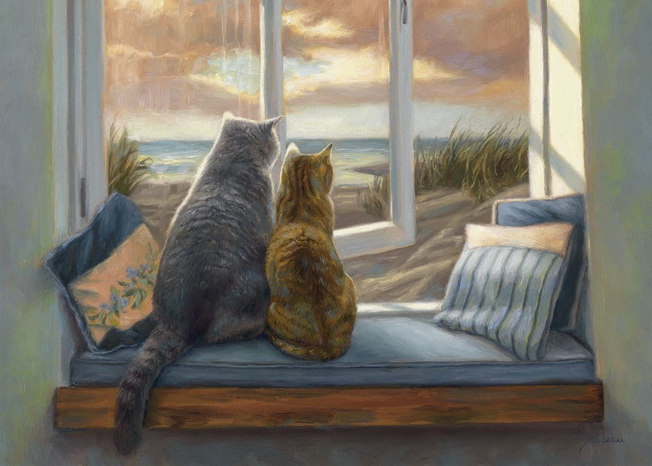 Window Buddies by Lucie Bilodeau 500pcs Puzzle