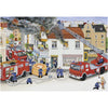 With the Fire Brigade by Wolfgang Metzger 2x24pcs Puzzle