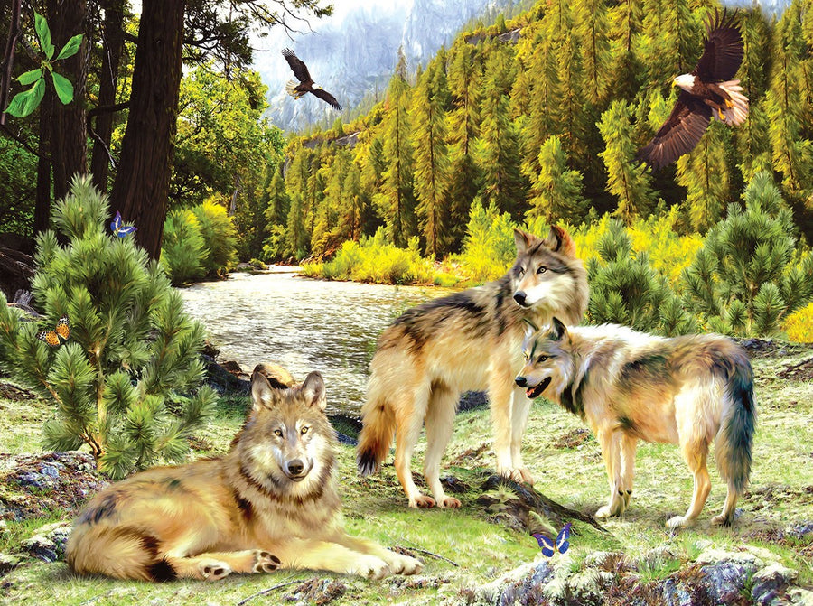Wolf Creek by Jonathan Robinson 1000pc Puzzle