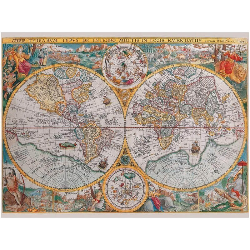 World Map 1594 1500pcs Puzzle