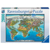 World Map 2000pcs Puzzle