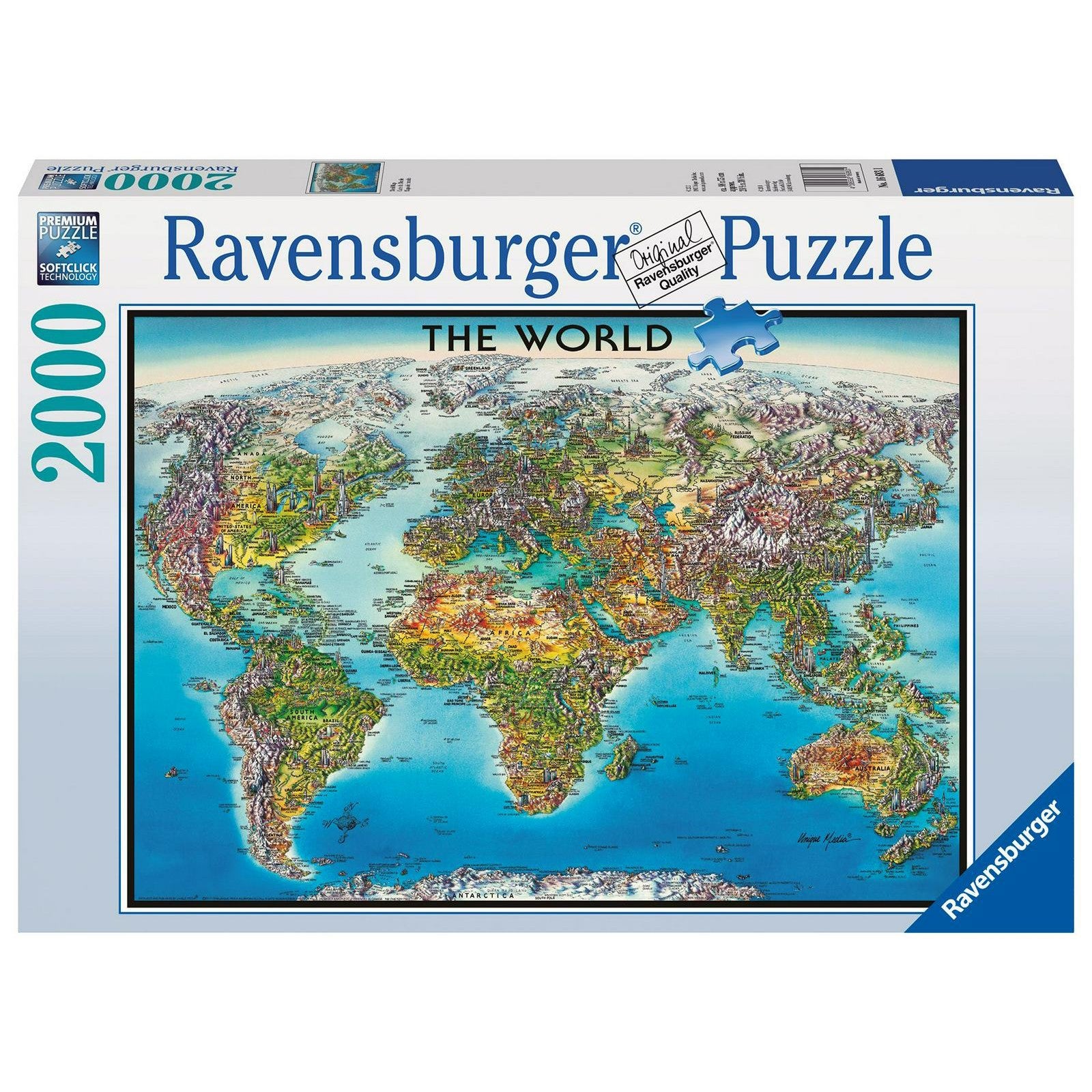 World Map 2000pcs Puzzle