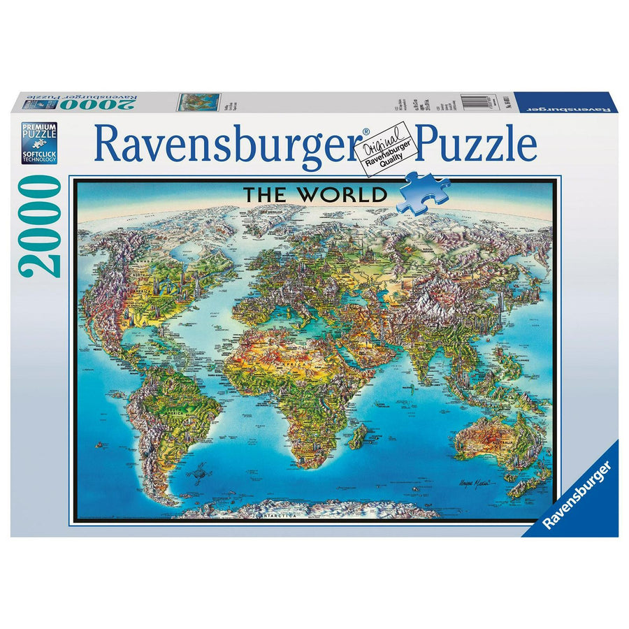 World Map 2000pcs Puzzle