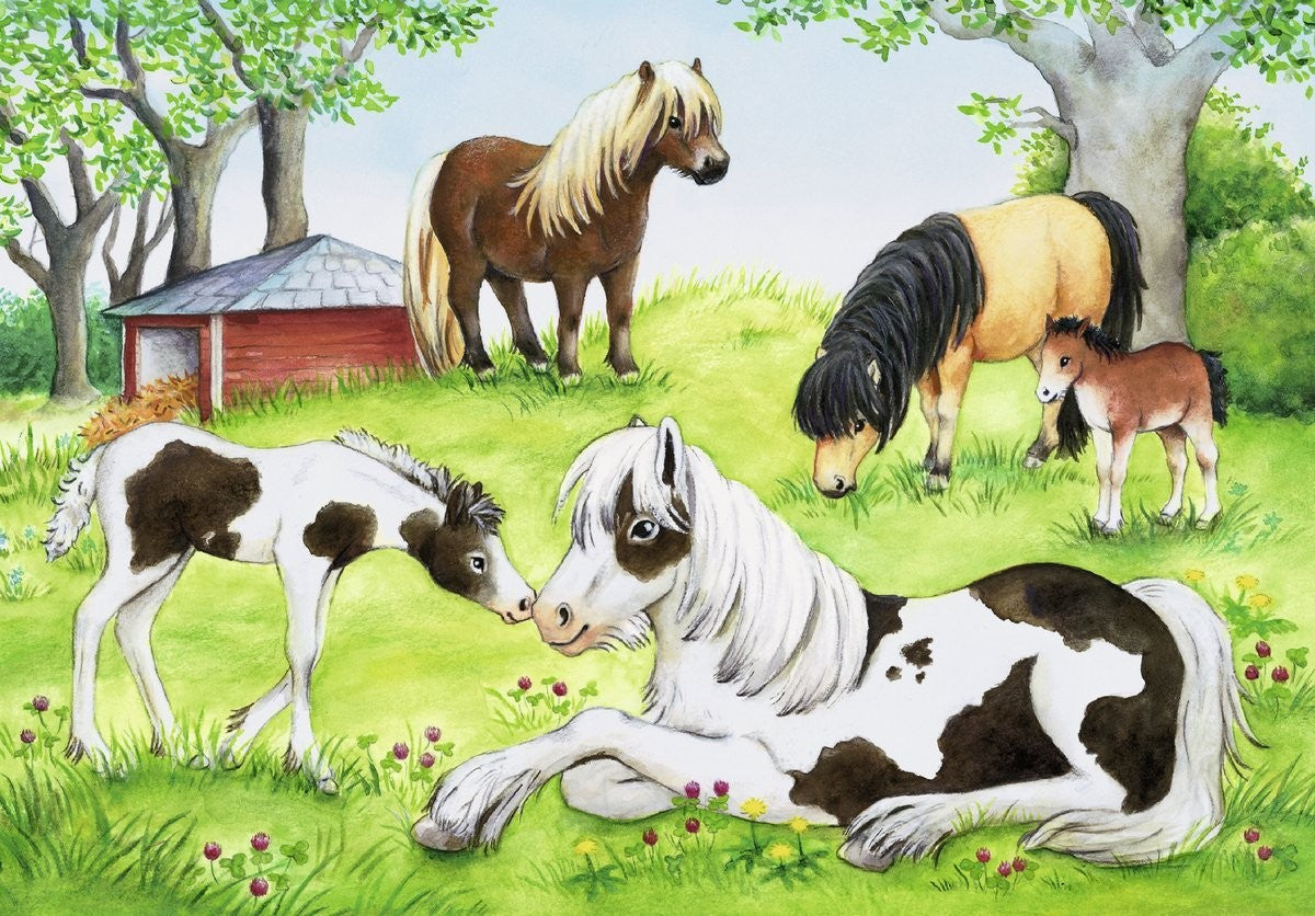 World of Horses by Irene Mohr 2x24pcs Puzzle
