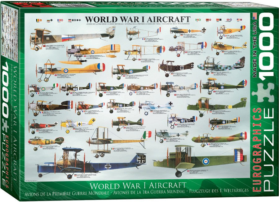 World War I Aircraft 1000pc Puzzle